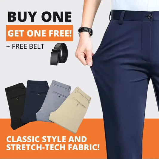 [BUY ONE GET ONE FREE + FREE BELT] - FlexTech Trousers