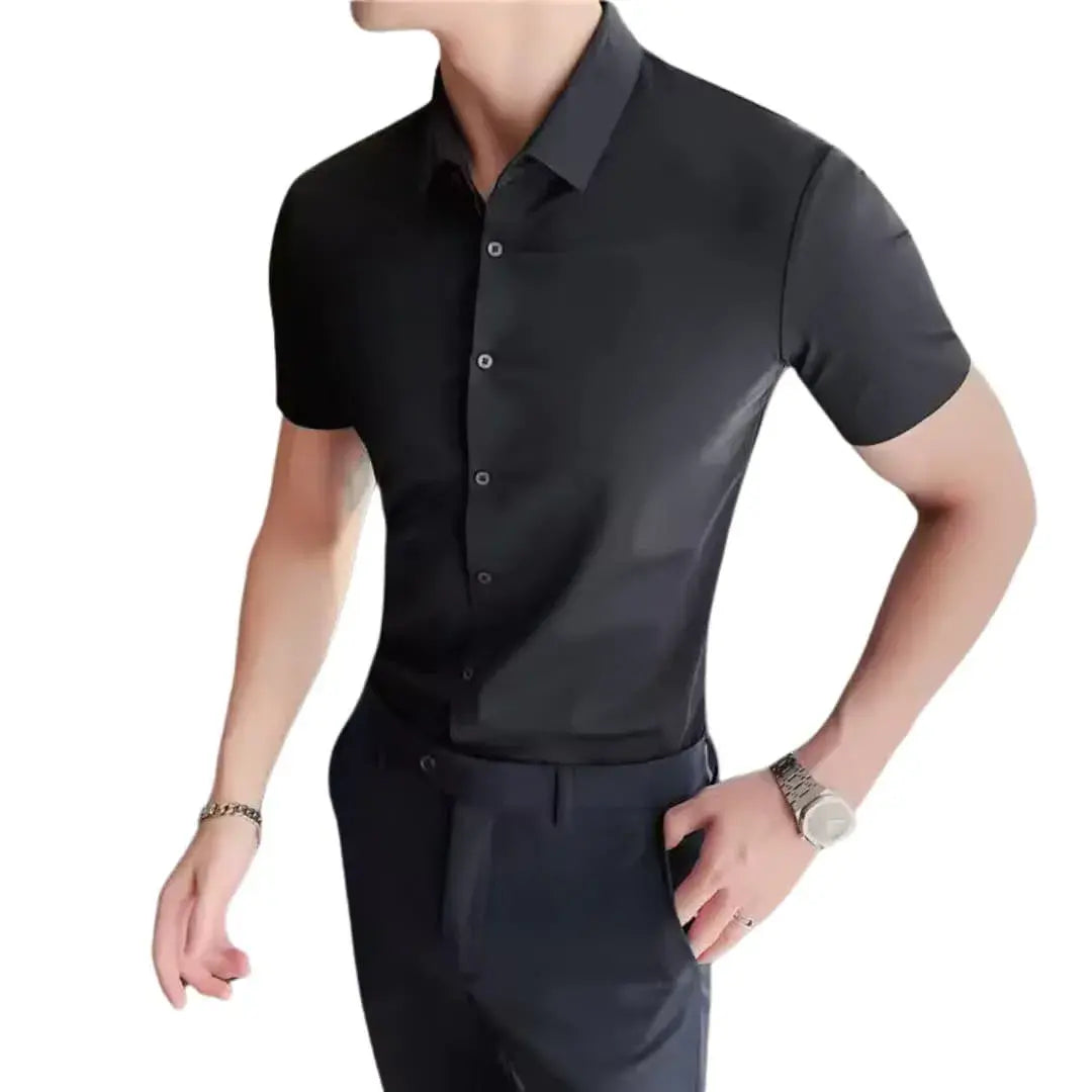 Essential Slim Short Sleeve Shirt